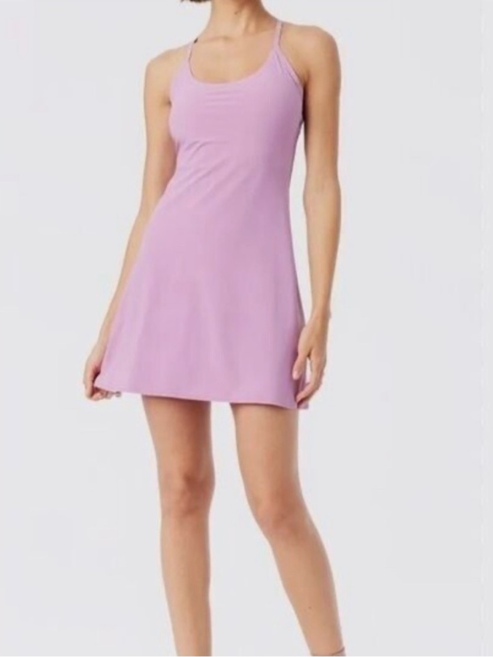 Pink Spaghetti Strap Dress